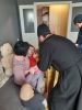 Во вторник, 19 апреля, иерей Сергий Плотницкий причащал тяжело больных детей на дому. Всего причастилось 14 человек БелАПДИ и МИ.