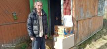 Помощь инвалиду после пожара в его доме, оказана социальным отделом Пинской Епархии, Могилевский район.