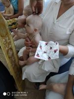 Долгожданное крещение младенцев