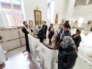 На Праздник Покрова Пресвятой Богородицы в храм св. муч. цесаревича Алексия приехали воспитанники специальной школы-интерната для слабослышащих детей.
