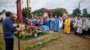 Освящение поклонного креста. Крайновичи.